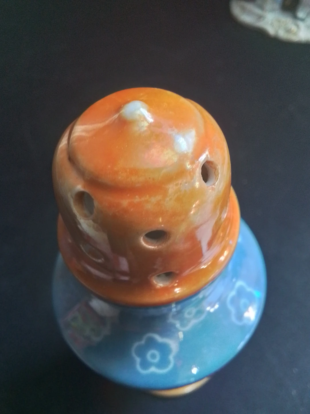 1930s Trico Nagoya Japan Lusterware Porcelain Sugar Shaker - photo 5