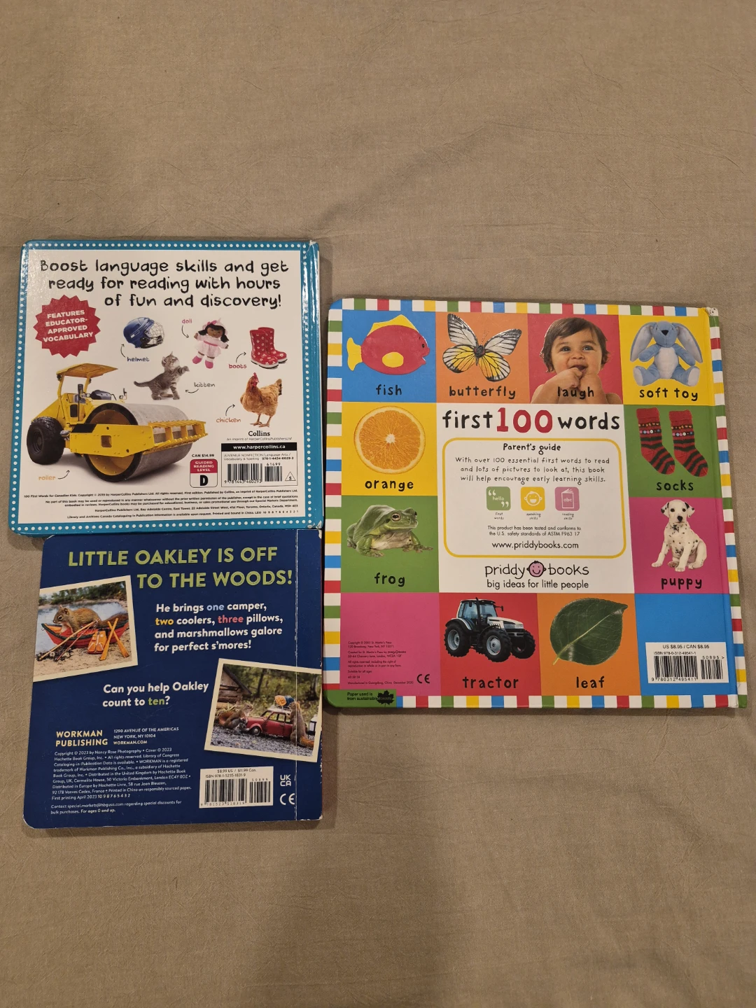 Bundle of 3 Children's Books: 100 First Words - photo 2