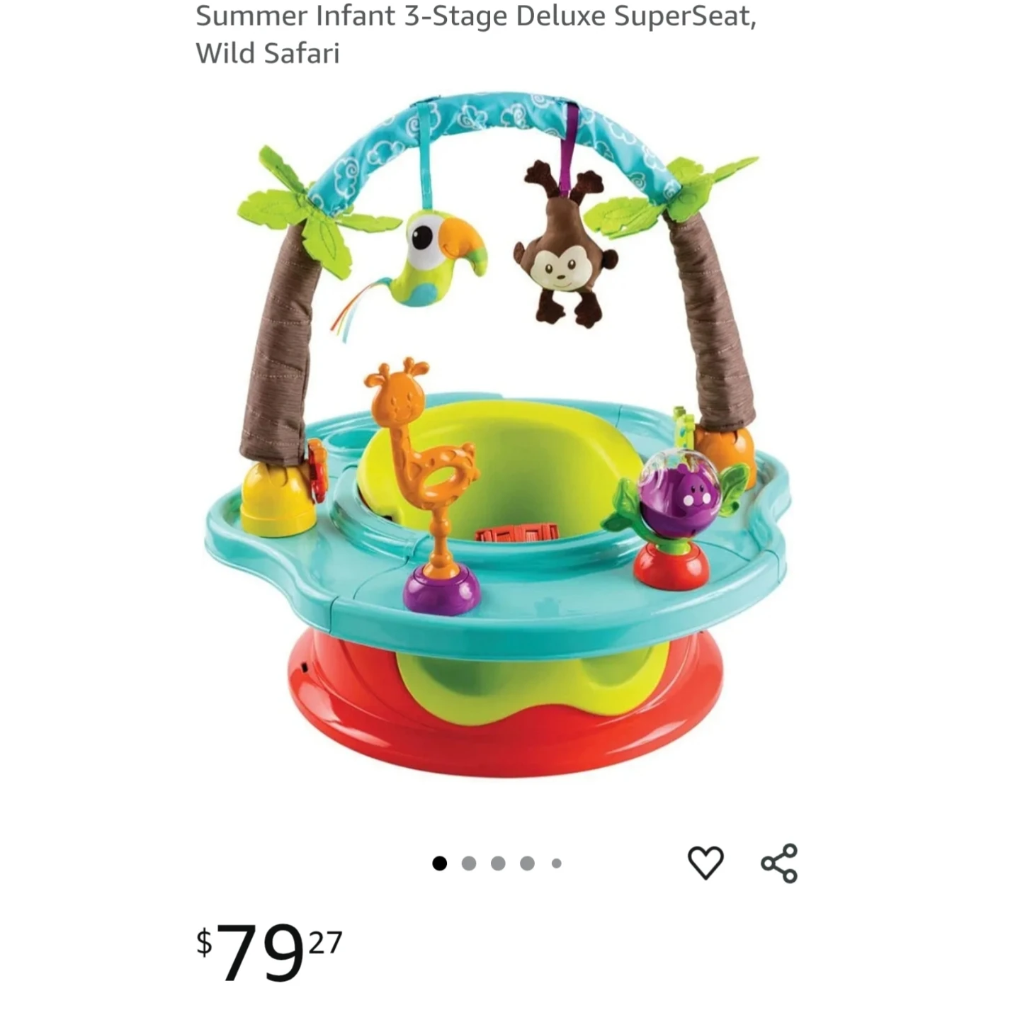 Summer Infant 3-Stage Deluxe SuperSeat - Wild Safari