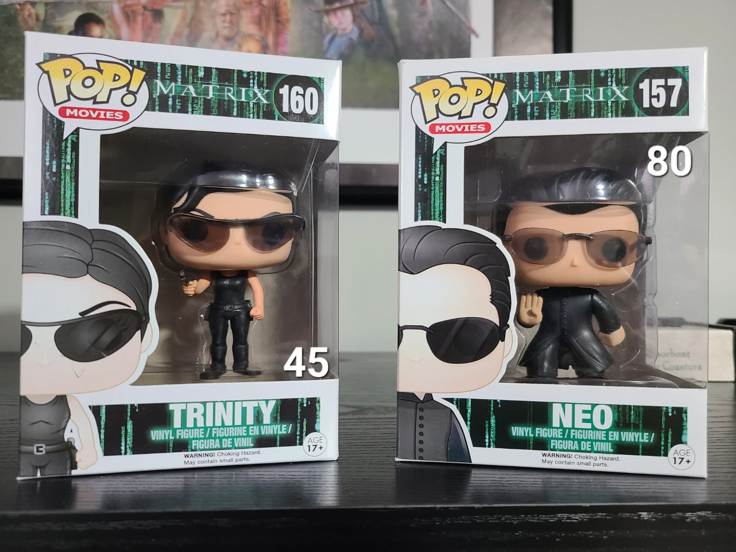 Funko Pop! Movies The Matrix Neo & Trinity Figures