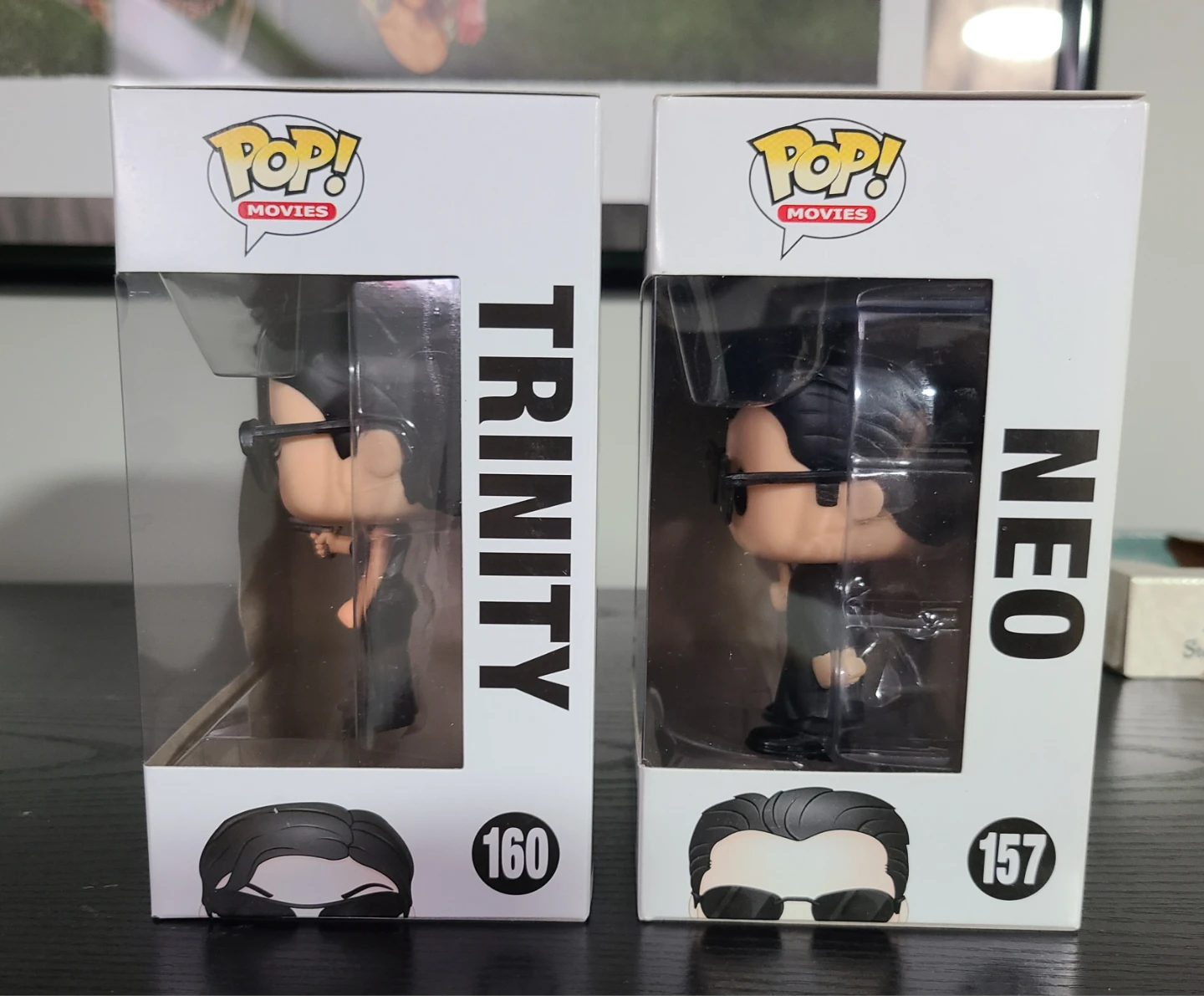 Funko Pop! Movies The Matrix Neo & Trinity Figures - photo 2
