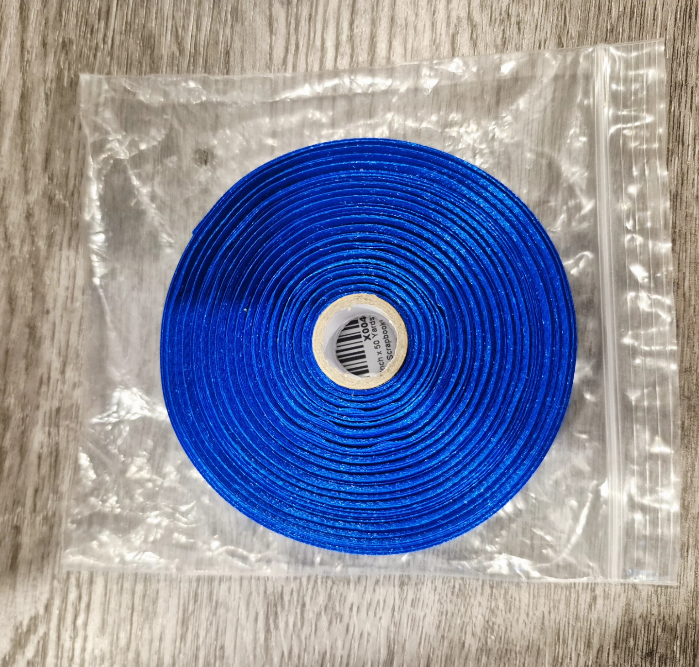 1" x 50 Yards Polyester Craft Ribbon - Blue - photo 2