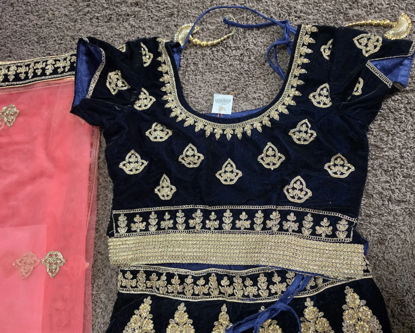 Embroidered Lehenga Choli with Dupatta - photo 3