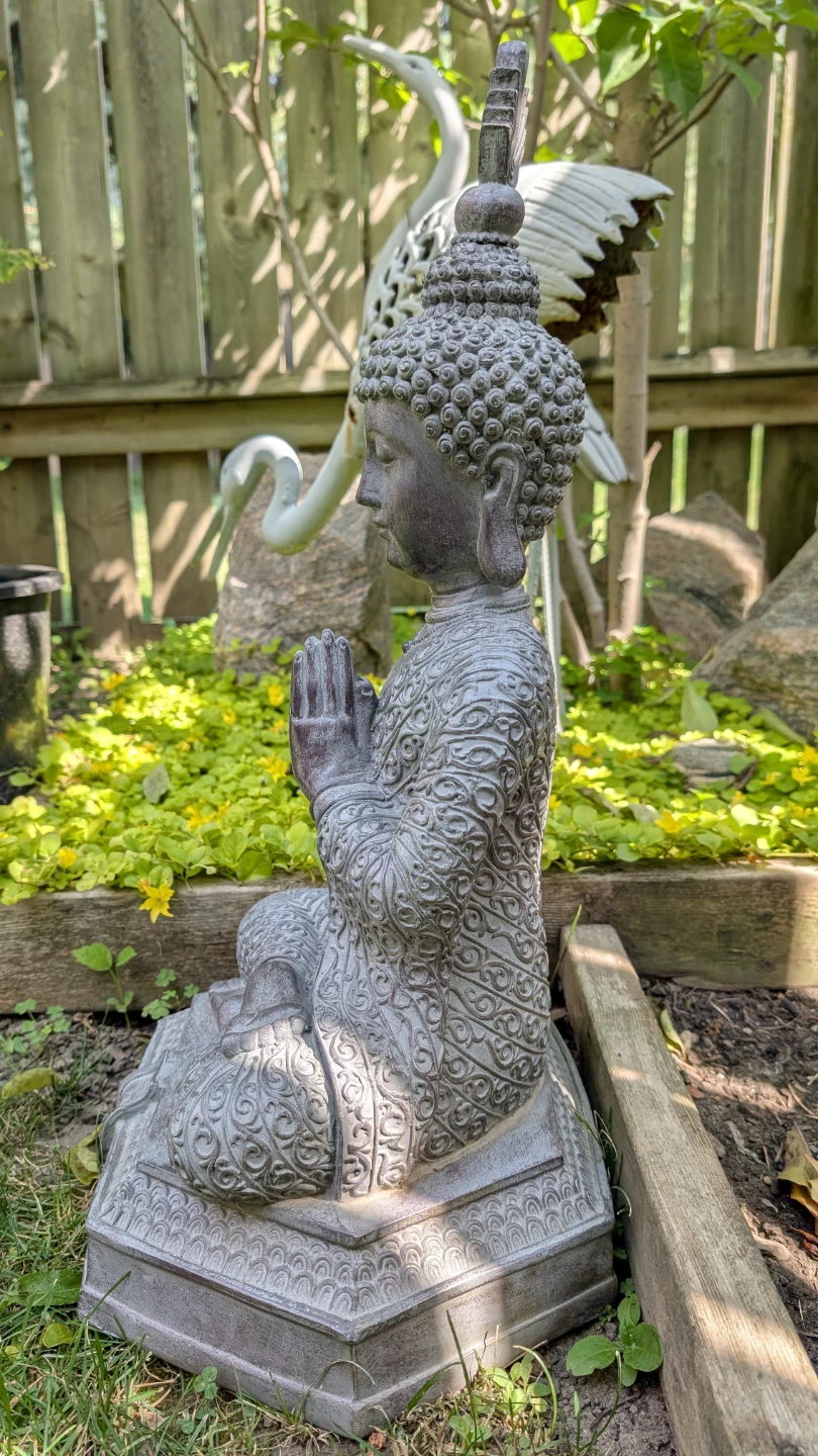 Sitting Buddha Statue - photo 3