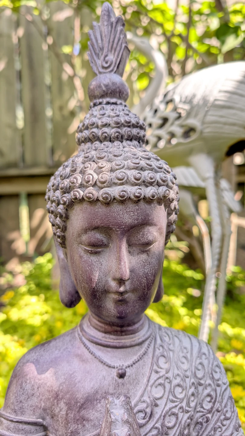 Sitting Buddha Statue - photo 5