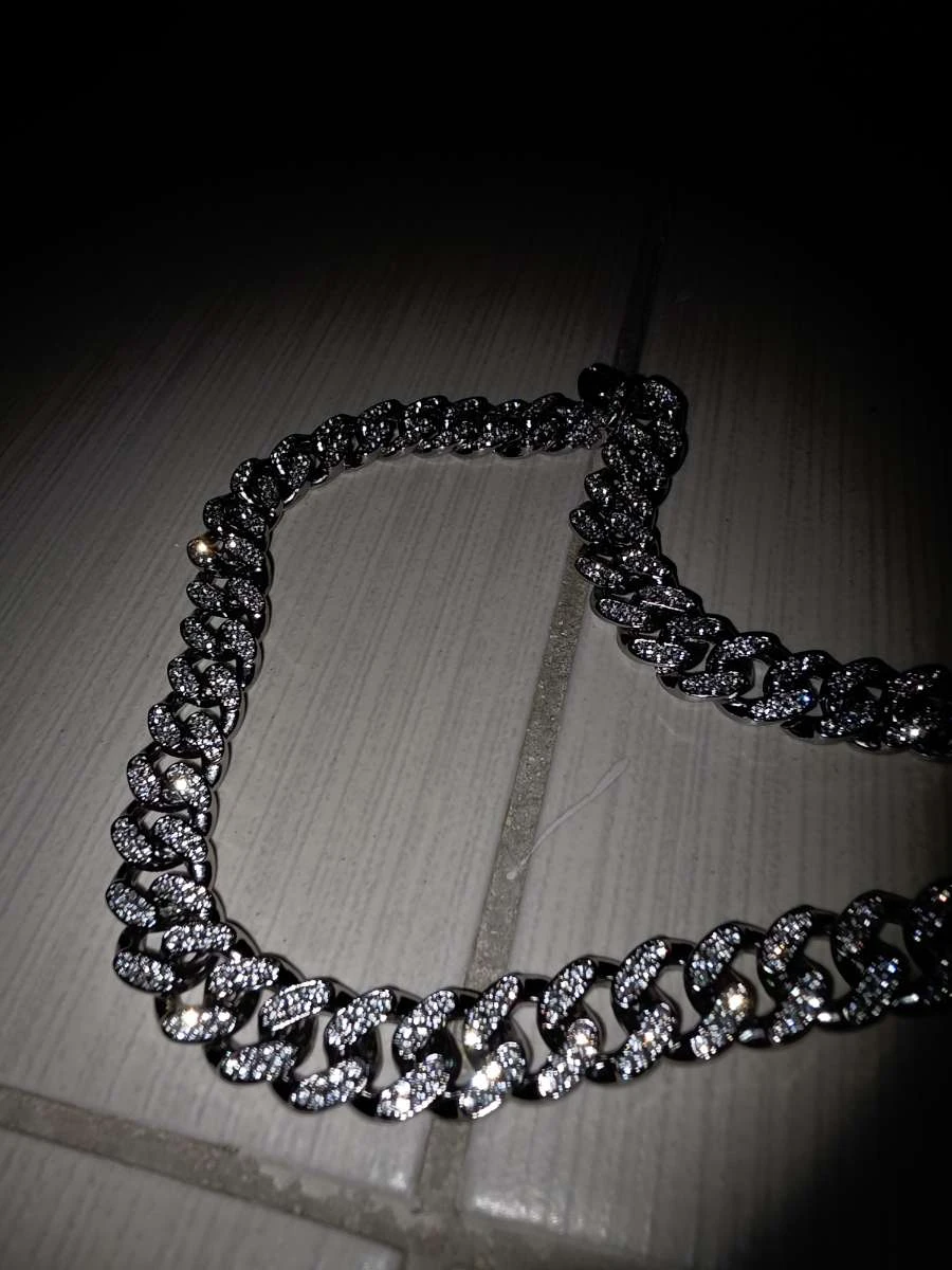 Iced Out Cuban Link Chain Necklace - photo 2