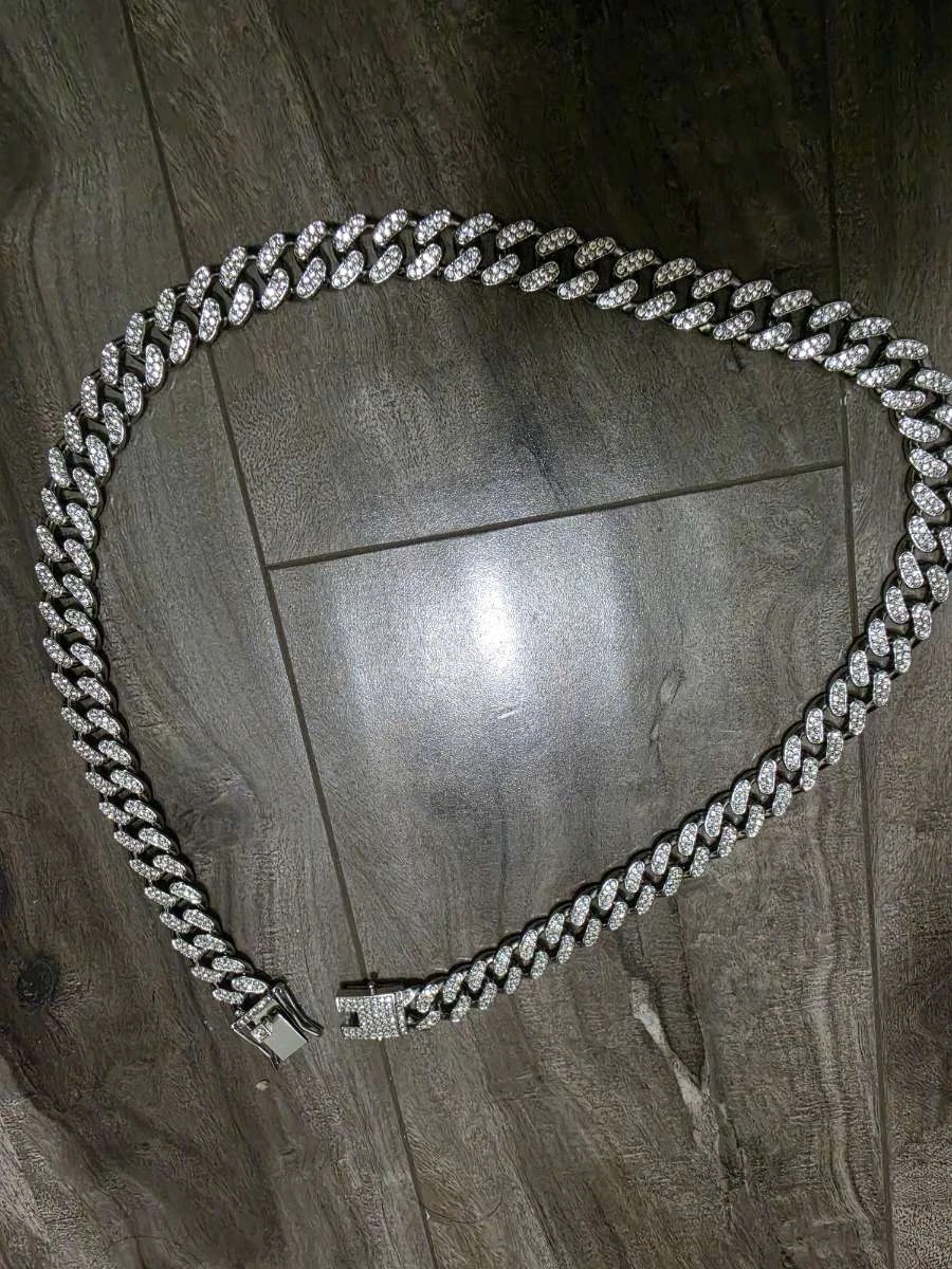Iced Out Cuban Link Chain Necklace - photo 3