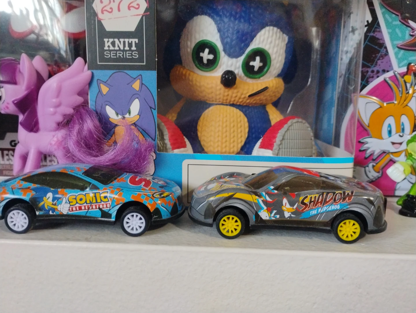 Sonic the Hedgehog and Shadow the Hedgehog Toy Cars