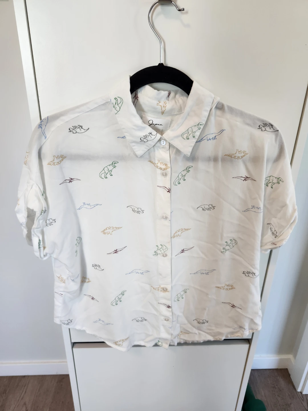 Set of 3 button, short-sleeved shirts women. - photo 5
