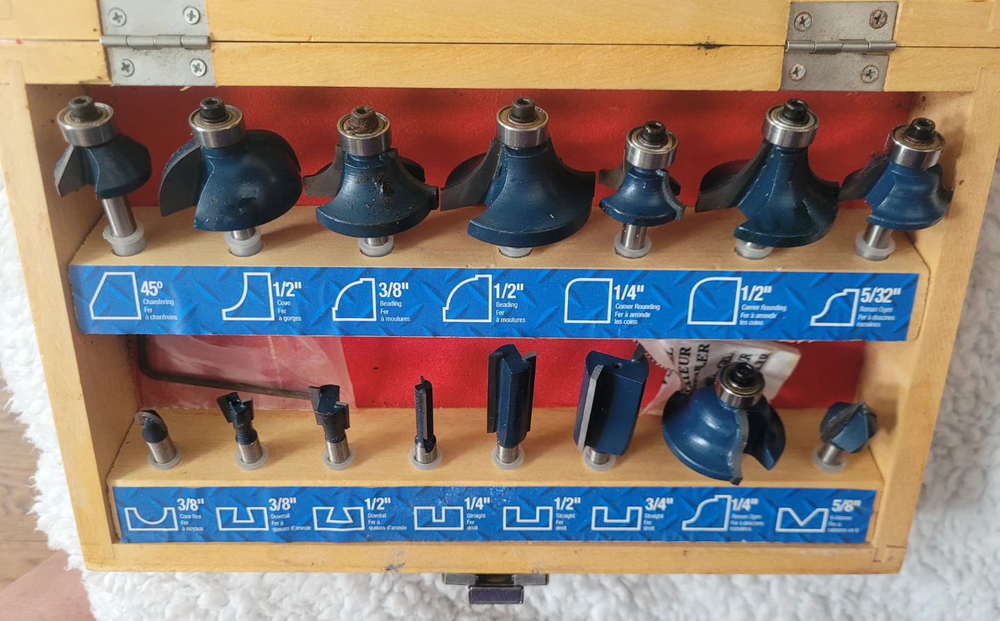 Mastercraft Router Bit Set