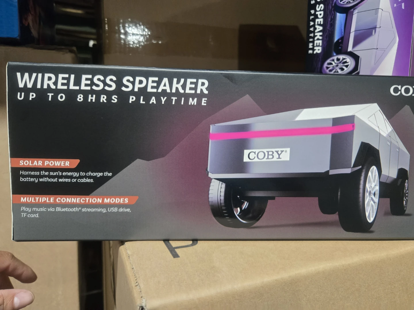 COBY Wireless Speaker with Solar Power