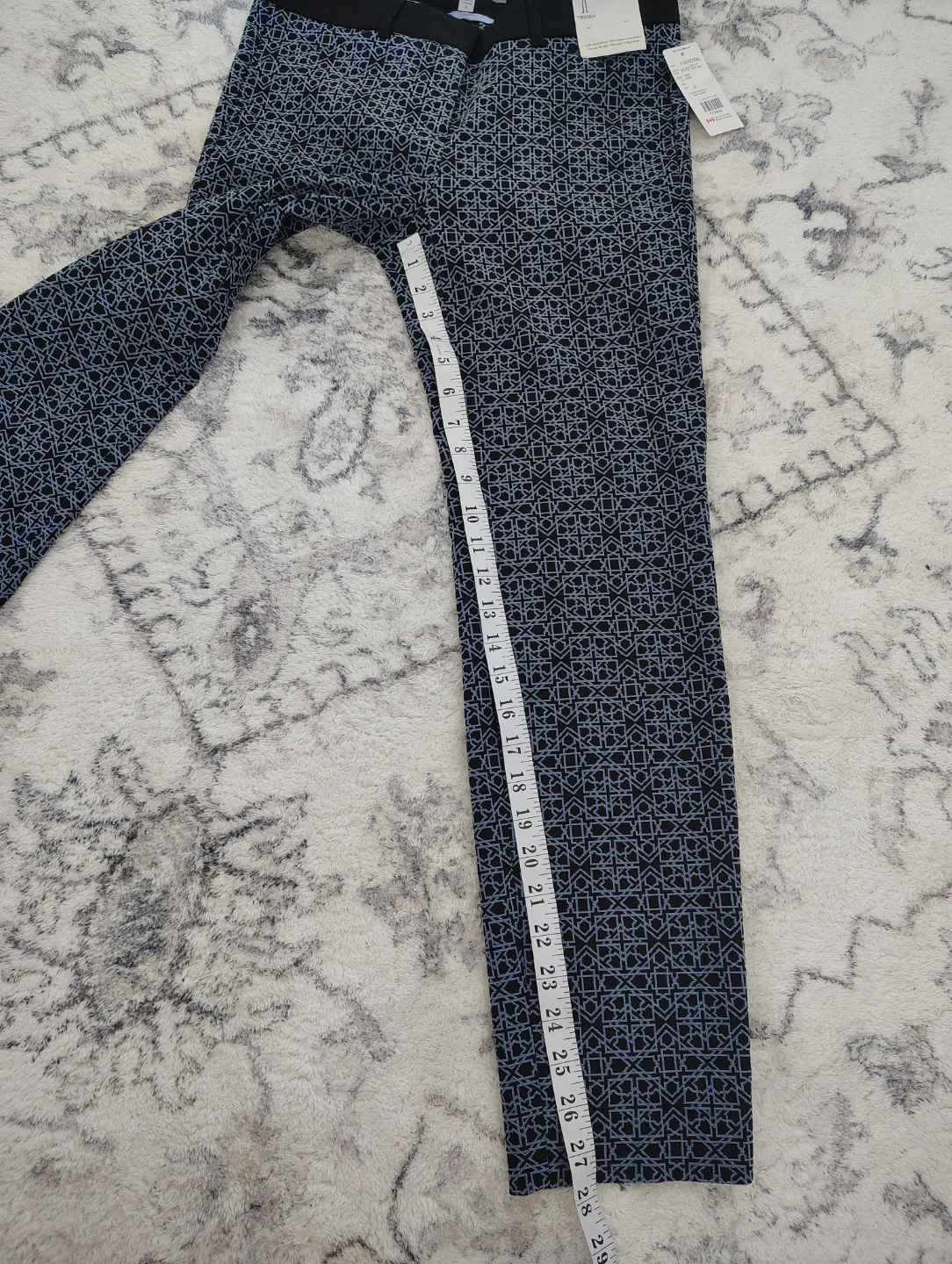 🔥NWT Tristan Women's Urban Fit Printed Pants – Size 6 - photo 4
