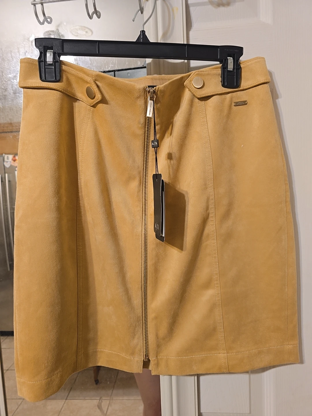 A|X Armani Exchange Suede Skirt - Size 8