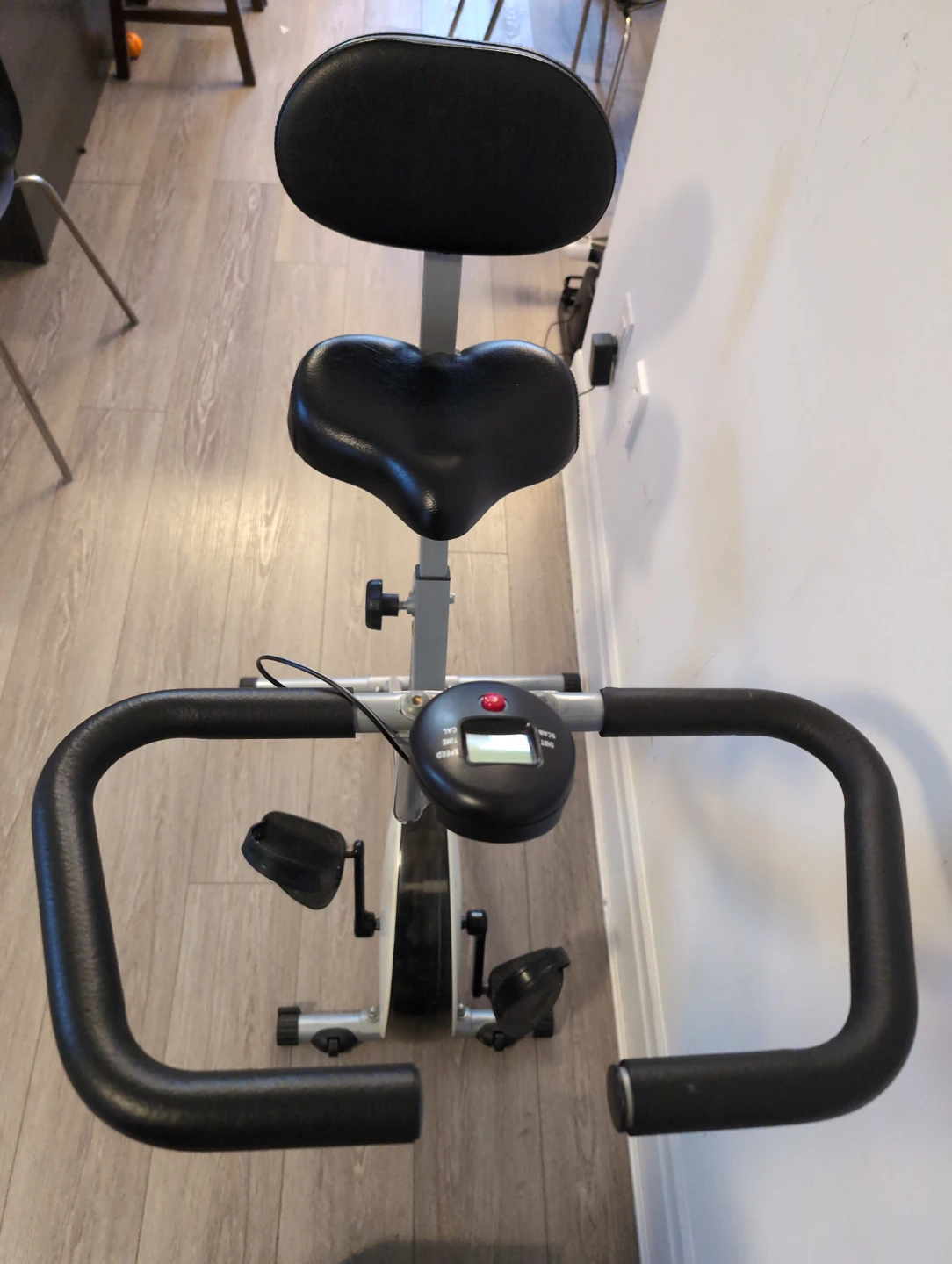 StelAir Folding Exercise Bike with Console and laptop tray - photo 2