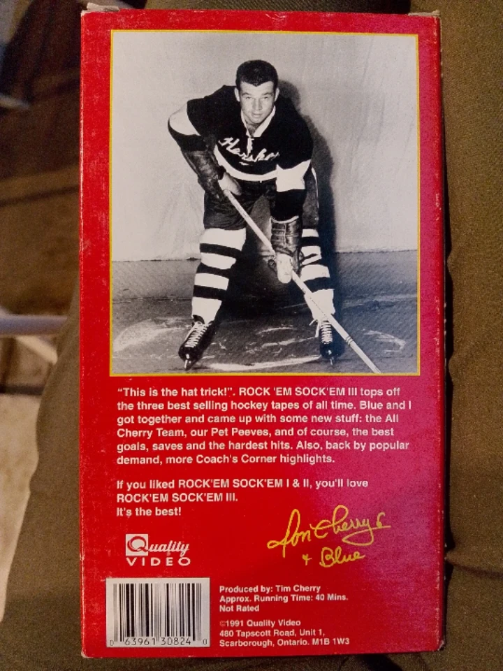Don Cherry's Rock'Em Sock'Em Hockey Vol. III VHS - photo 2