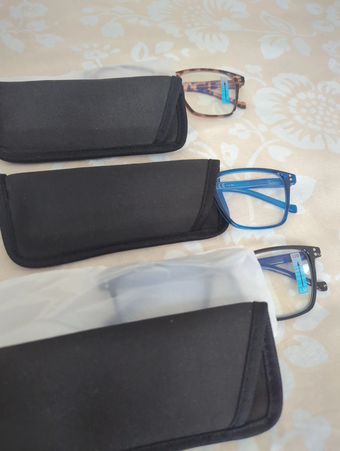 Blue Ray Reading Glasses with Cases