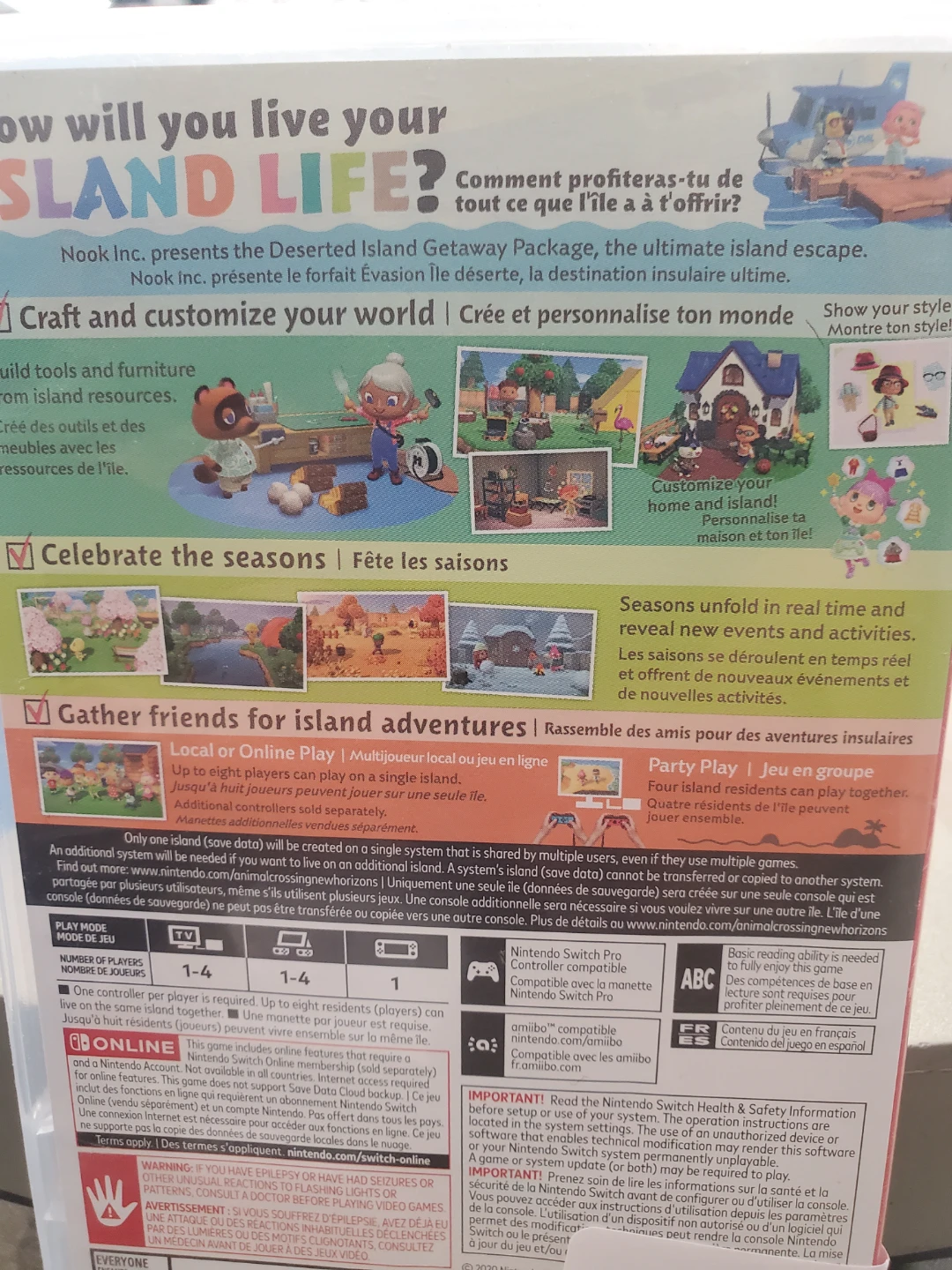 Nintendo Switch Animal Crossing: New Horizons Game - photo 2