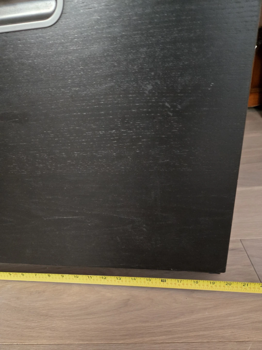 Black 3-Drawer Filing Cabinet - photo 2