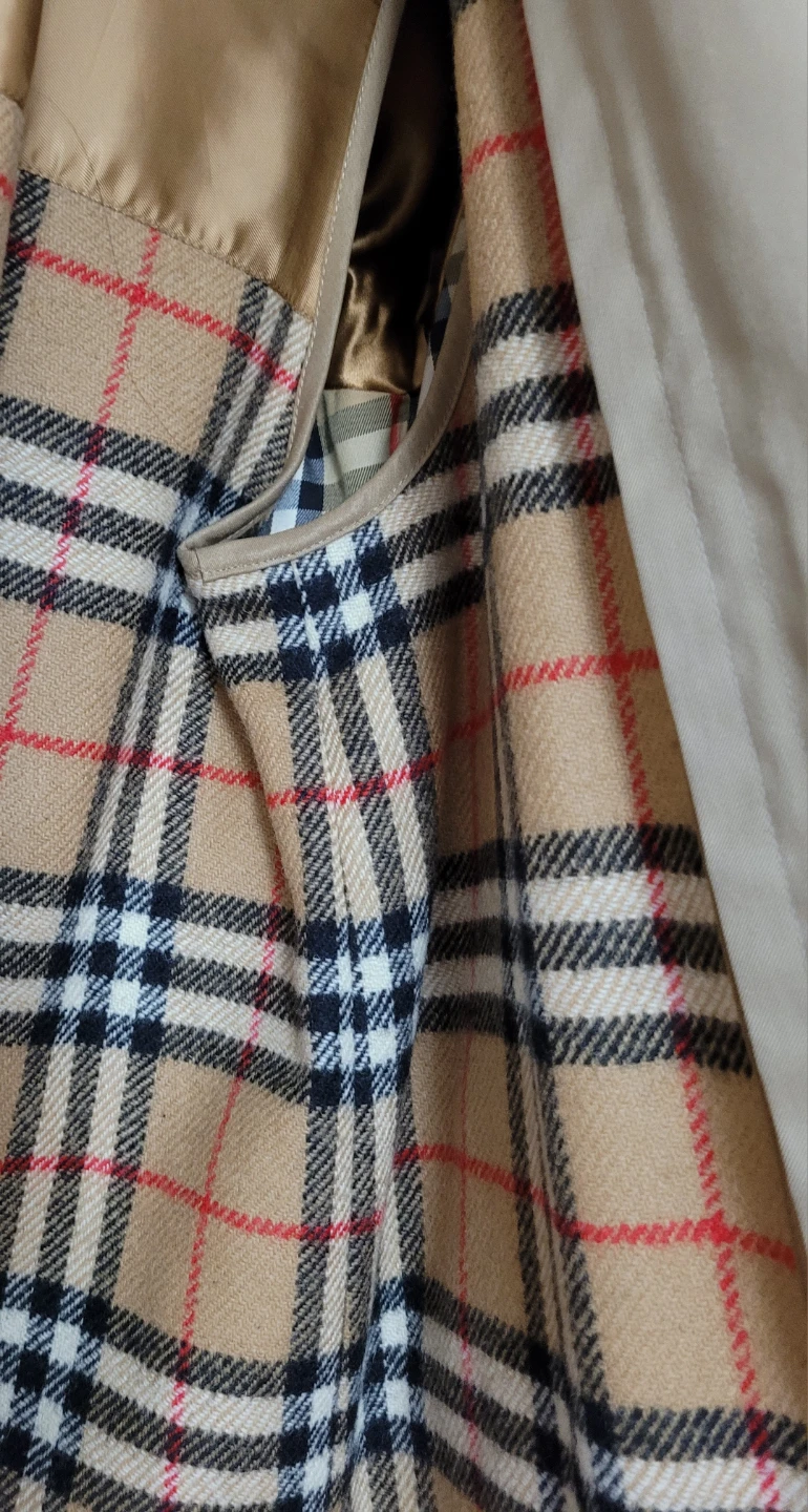 Burberry's Trench Coat with Nova Check Lining - photo 5