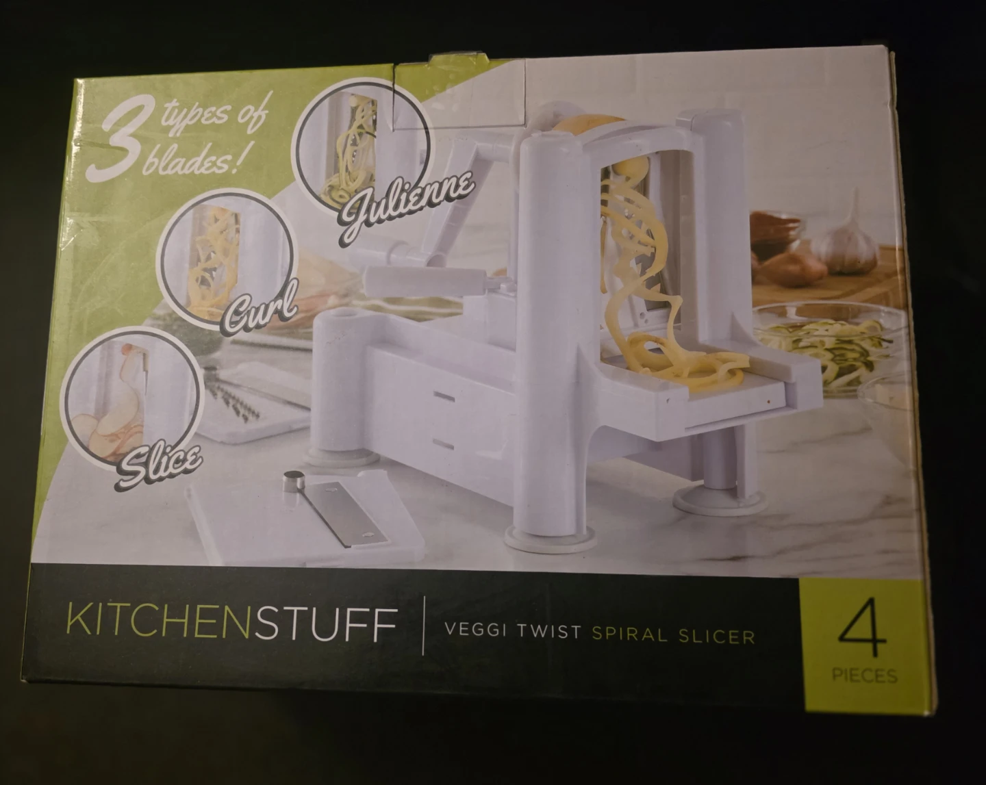 Kitchenstuff Veggi Twist Spiral Slicer - 4 Pieces