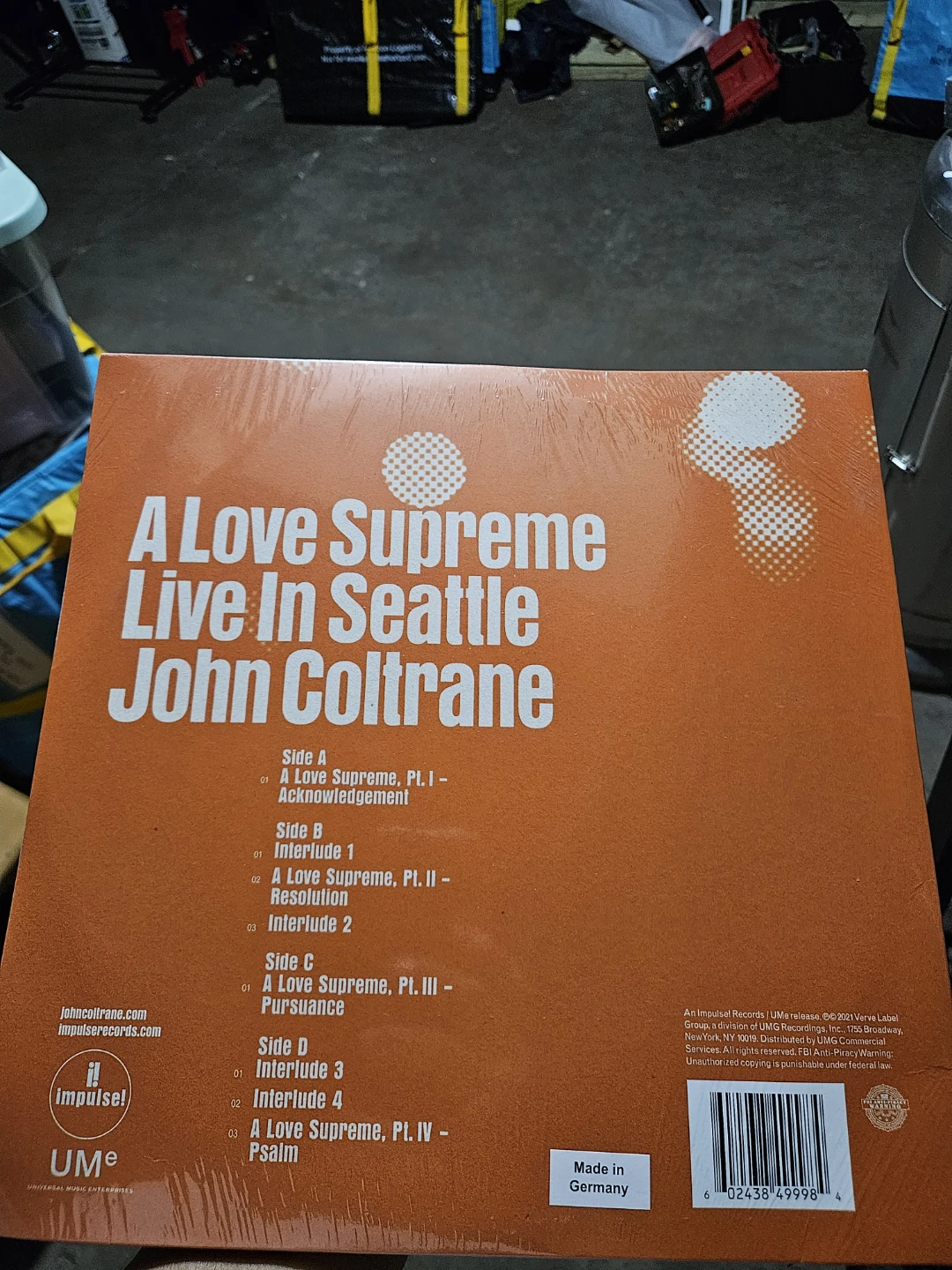 John Coltrane A Love Supreme Live In Seattle Vinyl Record - photo 2