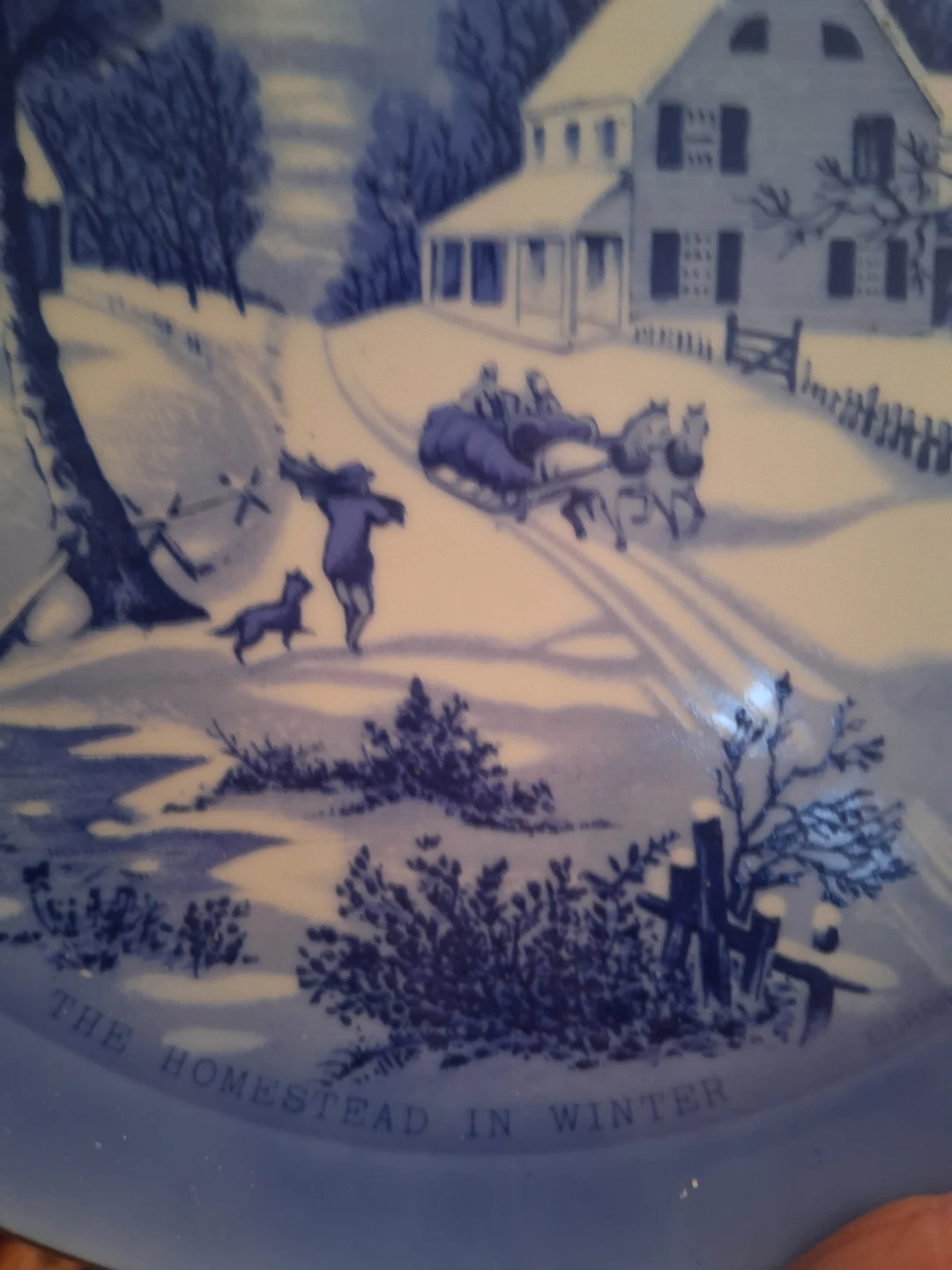 Set of 4 Decorative Plates - Winter Scenes - photo 2