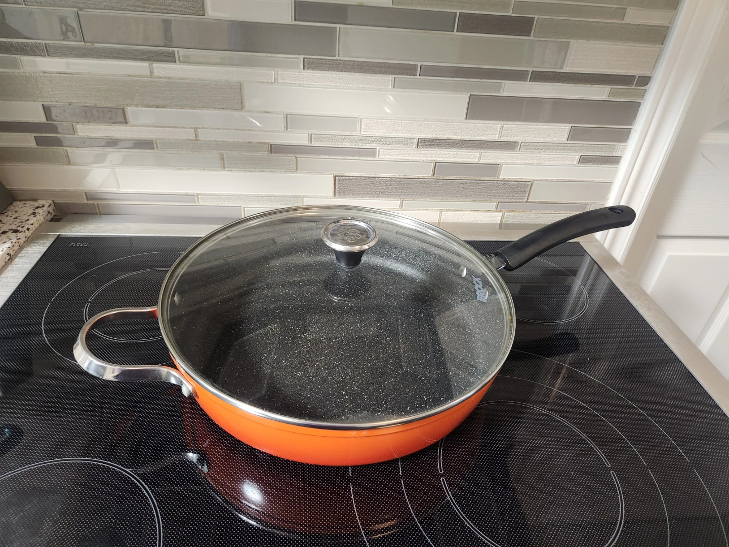 Cooks Essentials 12-inch Non-Stick Frying Pan with Lid
