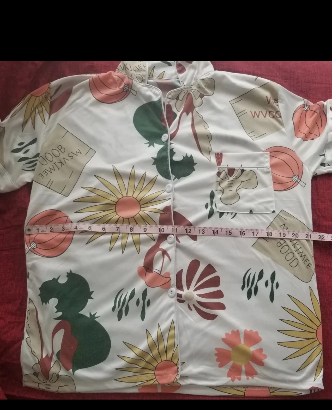 Floral and Animal print Pajama Set - photo 3