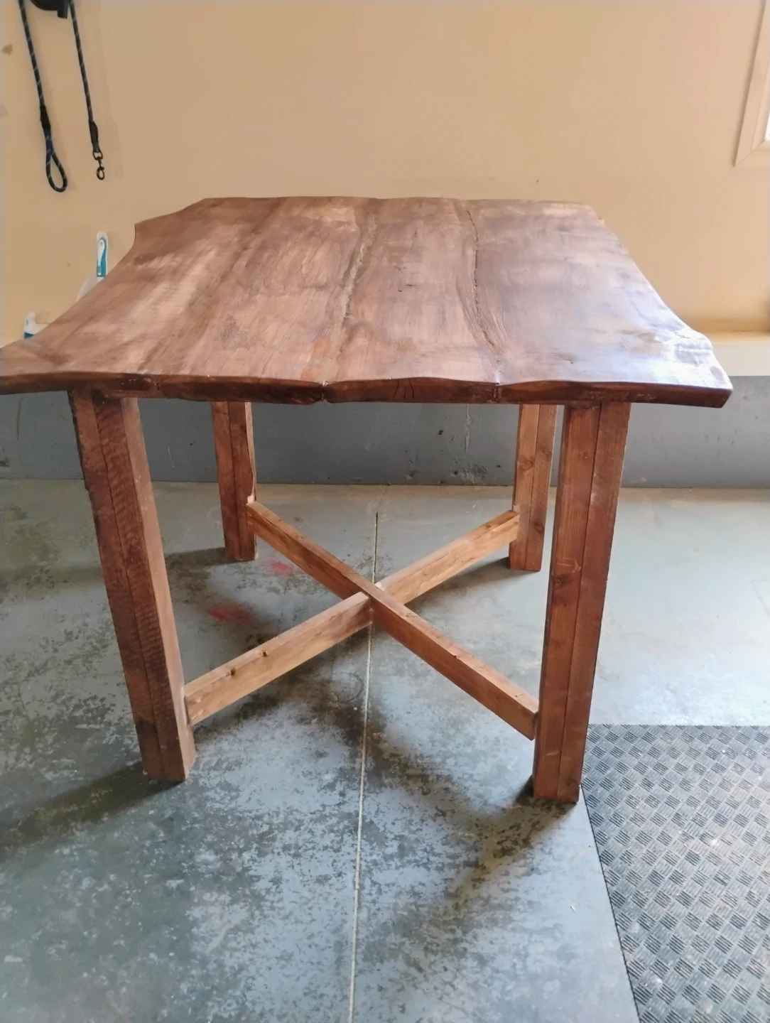 Live Edge Wood Pub Height  Dining Table