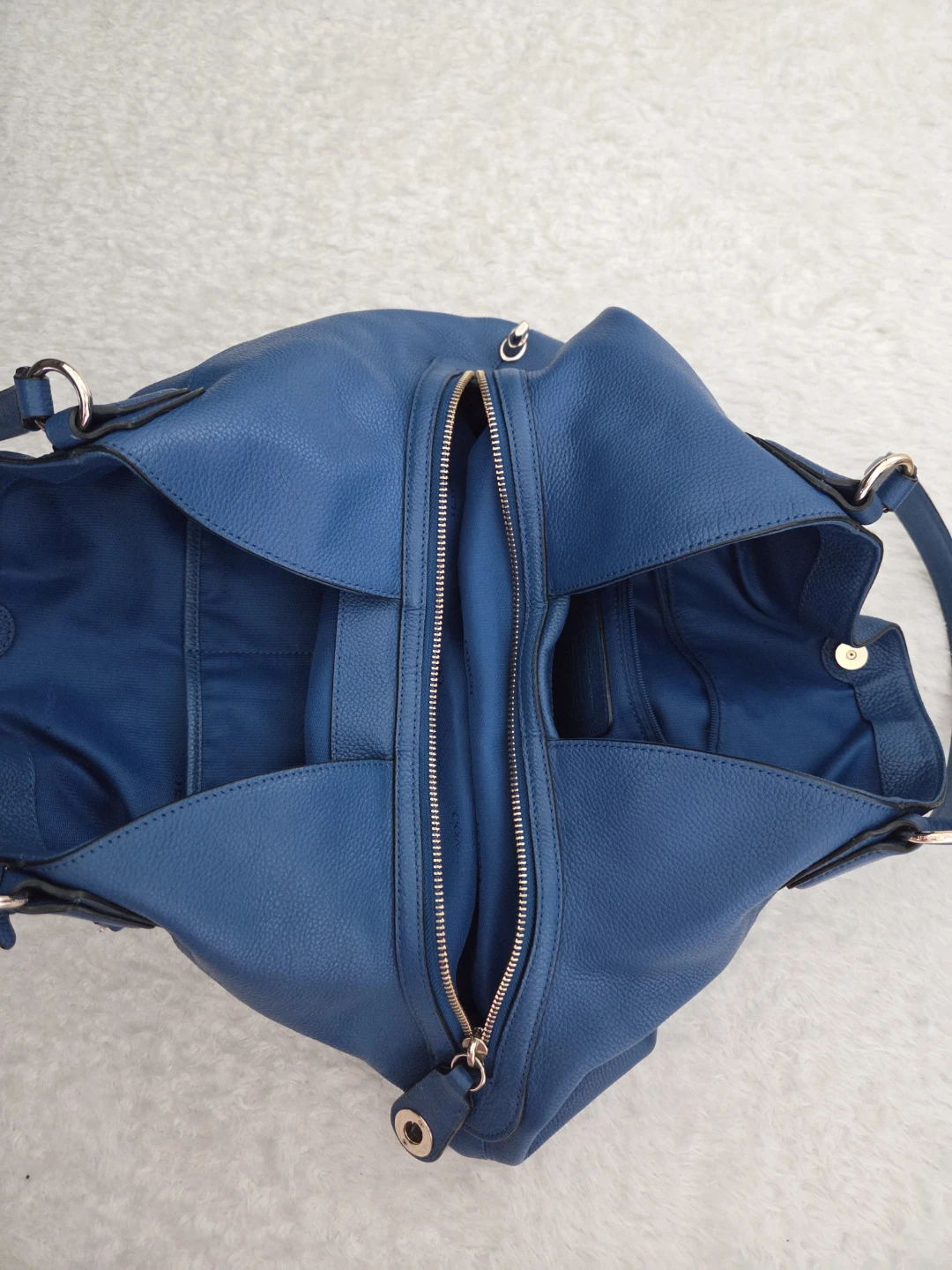 Blue Leather COACH Shoulder Bag - photo 5