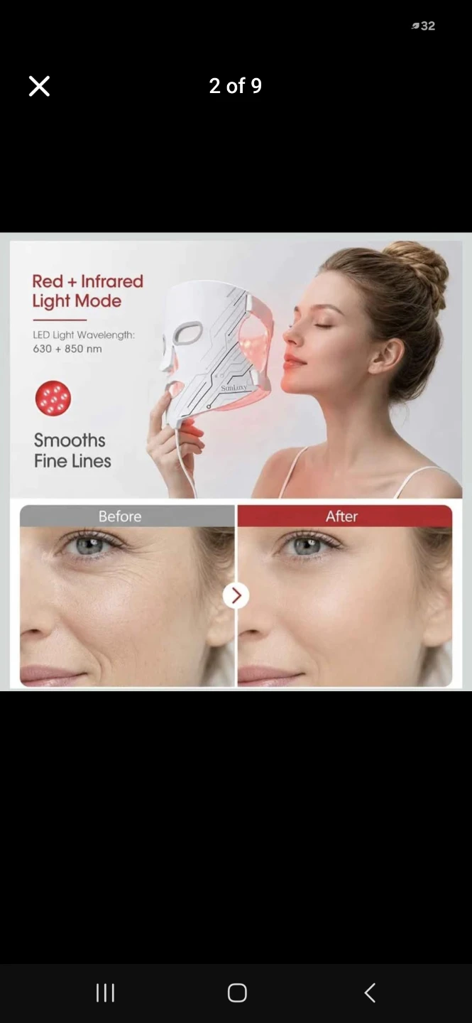 SunLuxy LED Light Therapy Mask - photo 2