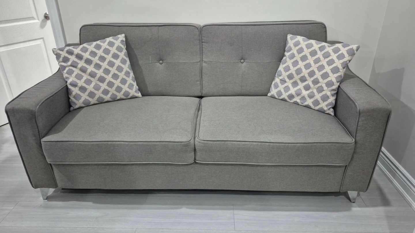 Grey sofa set (2+1 seater) - photo 2