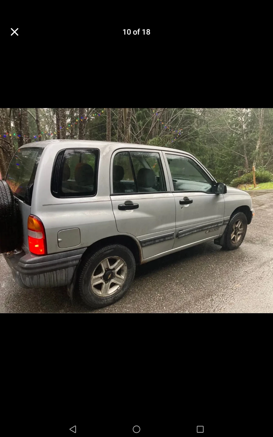 Chevrolet tracker 4x4 automatic 4cyl