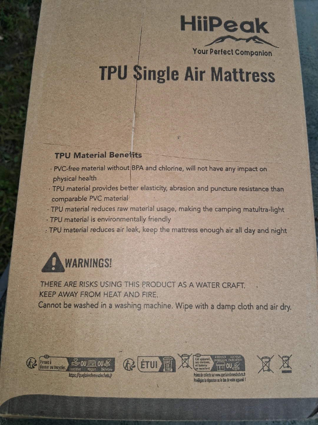 HiiPeak TPU Single Air Mattress with Electric Pump - photo 5