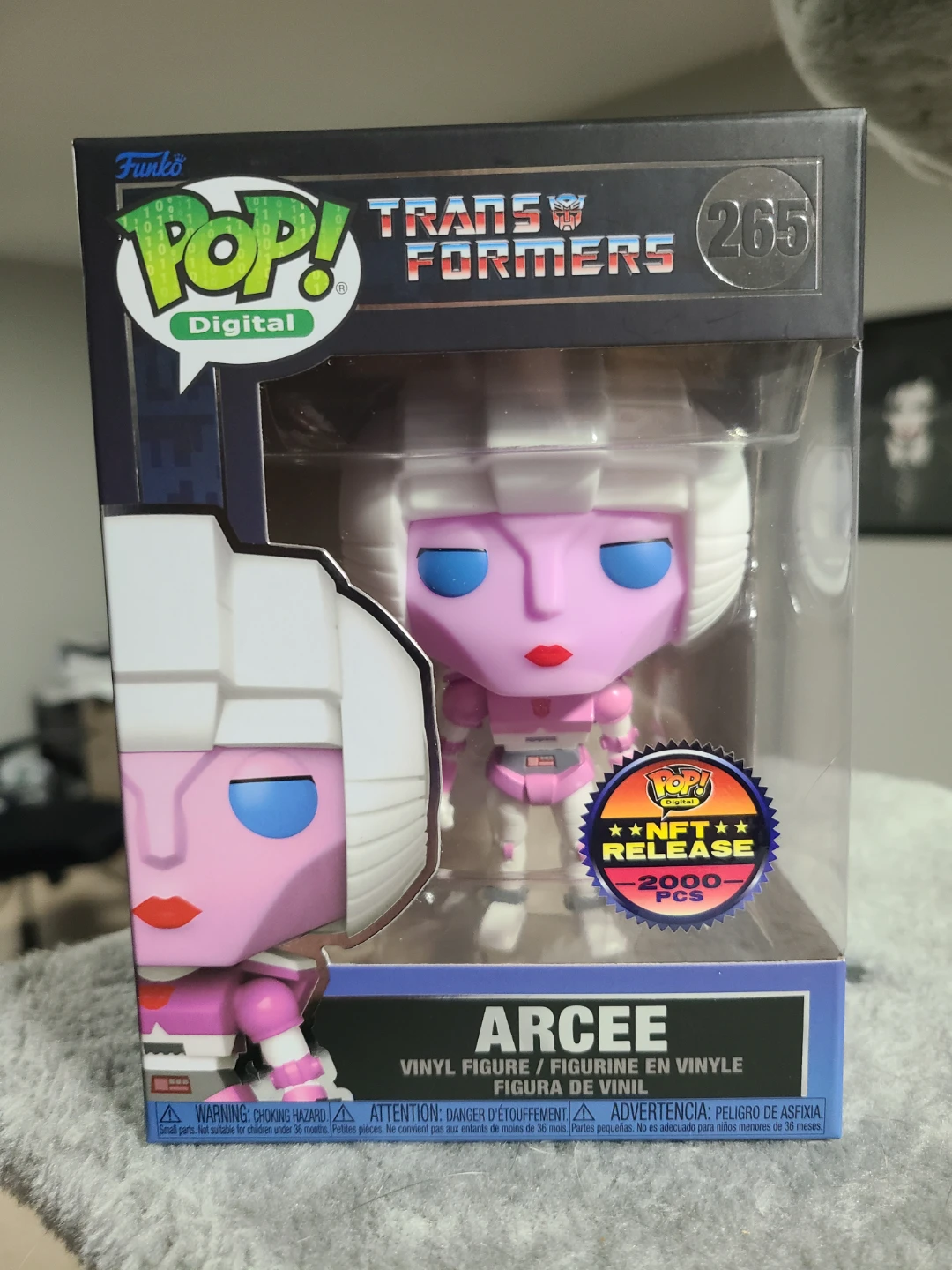 Funko Pop! Digital Transformers Arcee #265 NFT Release
