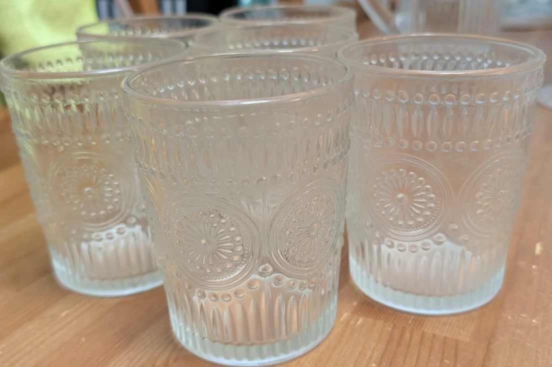 Embossed Glass set - photo 5