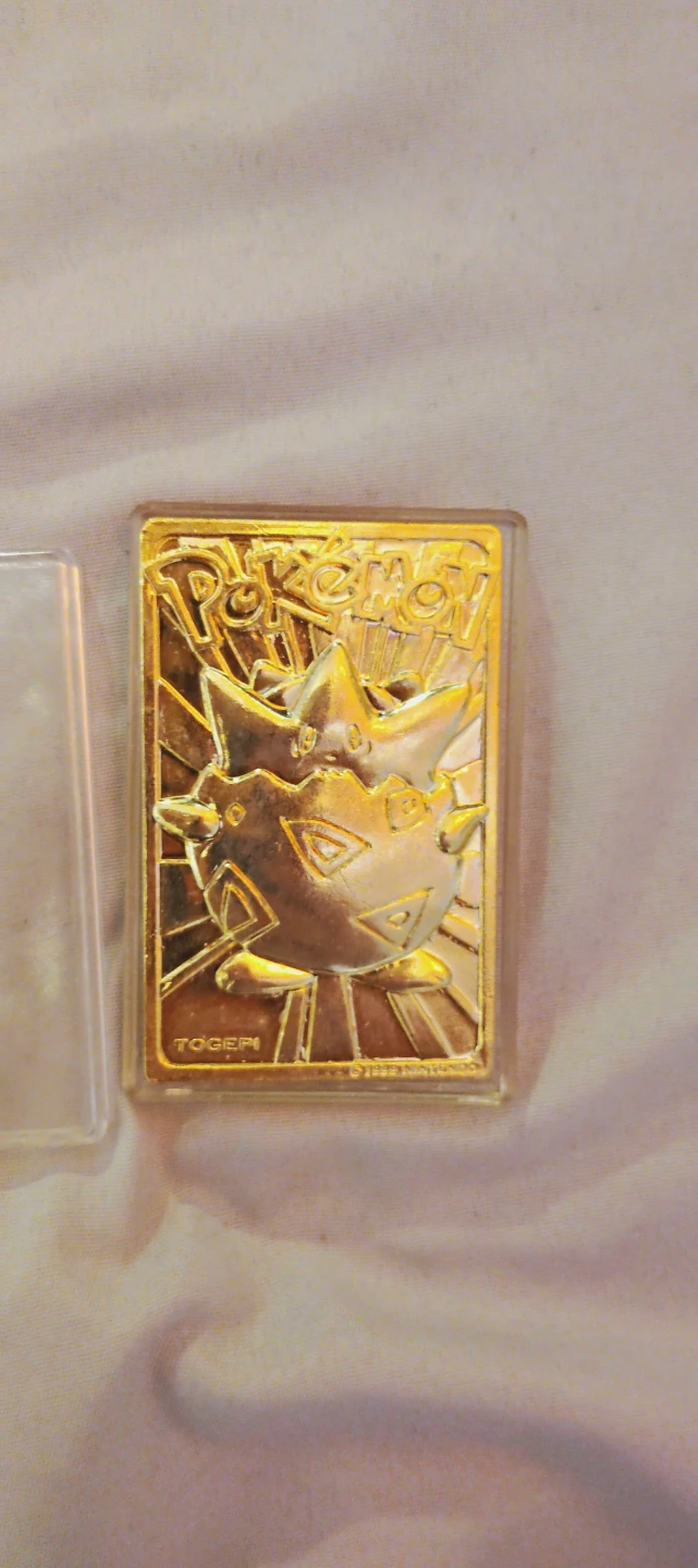 Pokemon Togepi Gold Plated Card