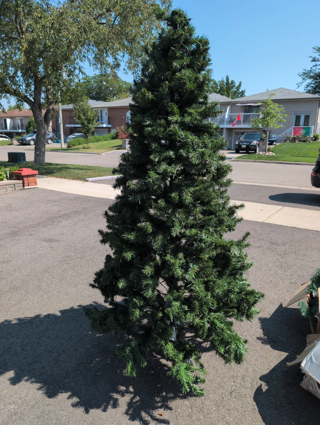 Martha Stewart Living 7.5 FT Pre-Lit North Valley Spruce Tree