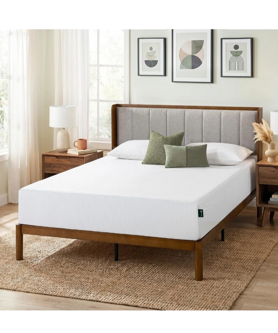 Zinus Twin Size 10" Green Tea Cooling Gel memory foam Mattress