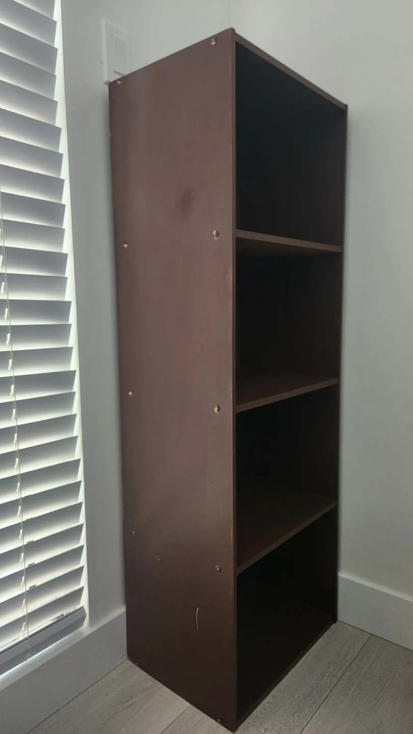 Dark Brown Bookshelf