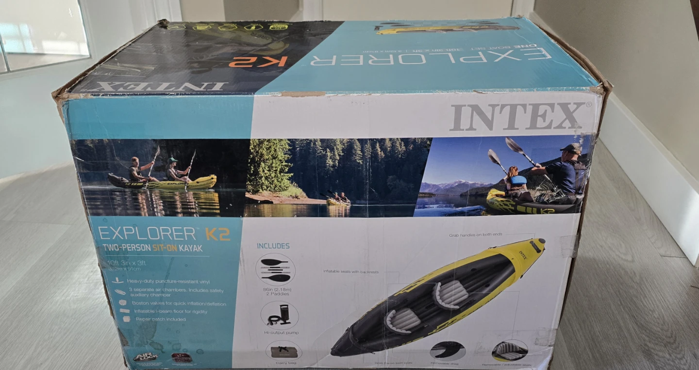 INTEX 68307EP Explorer K2 Inflatable Kavak - photo 4