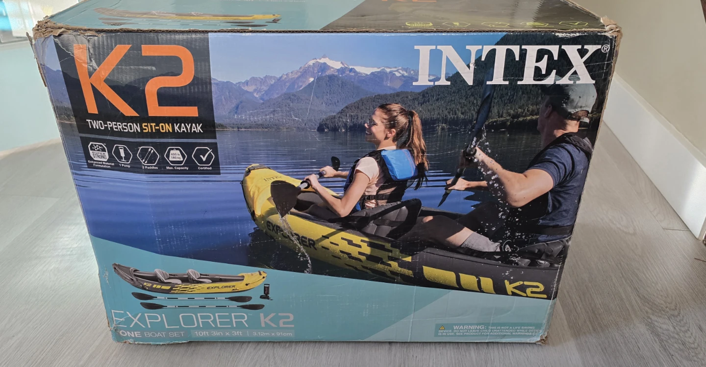 INTEX 68307EP Explorer K2 Inflatable Kavak - photo 5