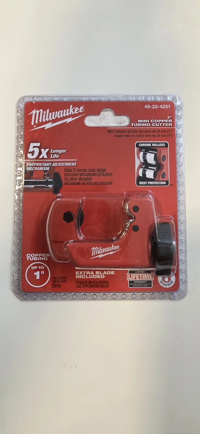 Milwaukee 1" Mini Copper Tubing Cutter