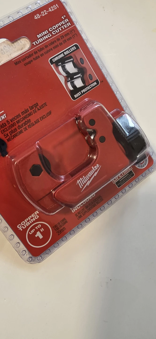 Milwaukee 1" Mini Copper Tubing Cutter - photo 2