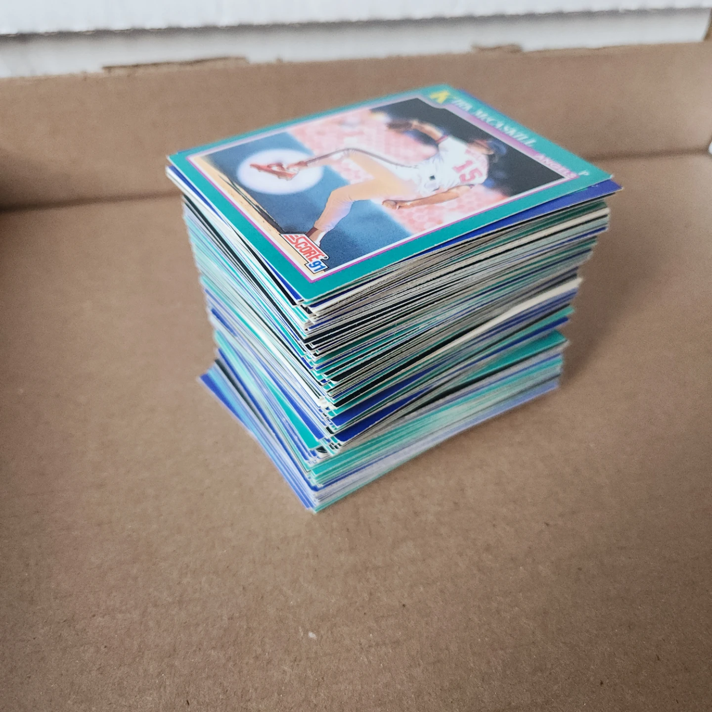 1991 Score baseball card lot of 150 players - photo 2