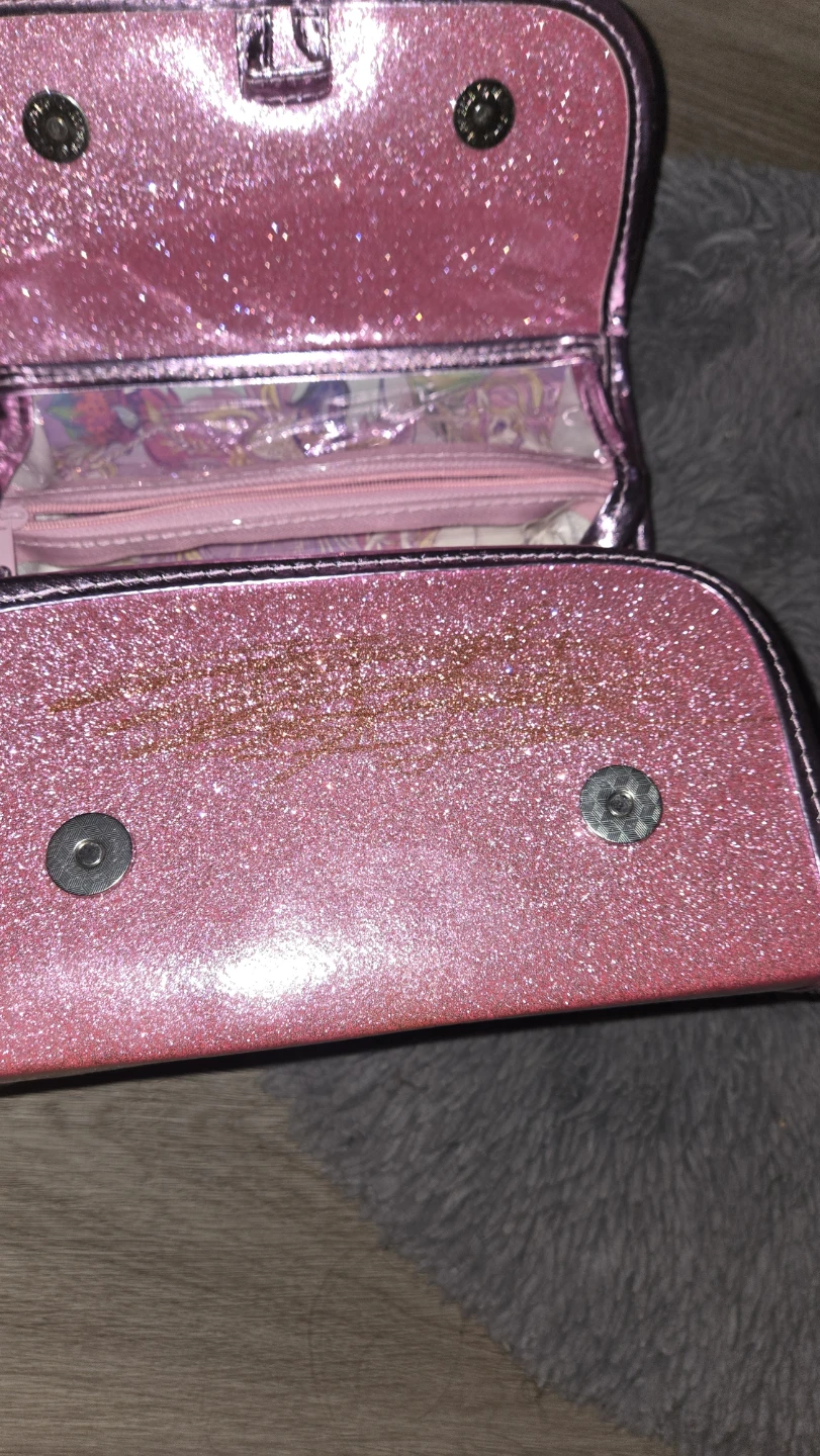 Glitter Pink Unicorn Art Roll Up Case with Art Supplies - photo 3