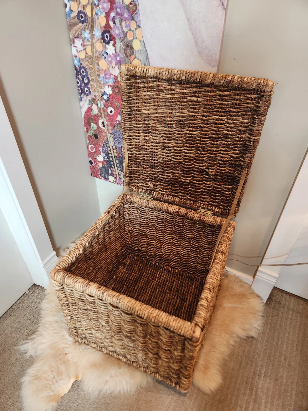 Woven Storage Basket with Lid - photo 2