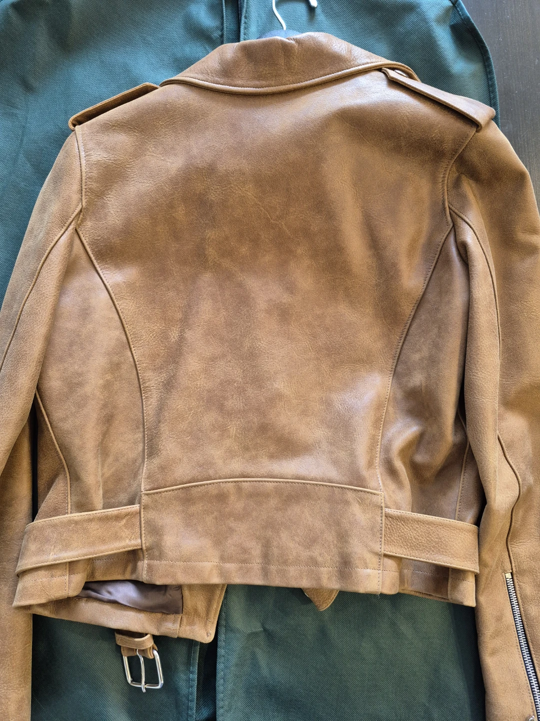 Roots Tribe Brown Leather Moto Jacket - photo 4