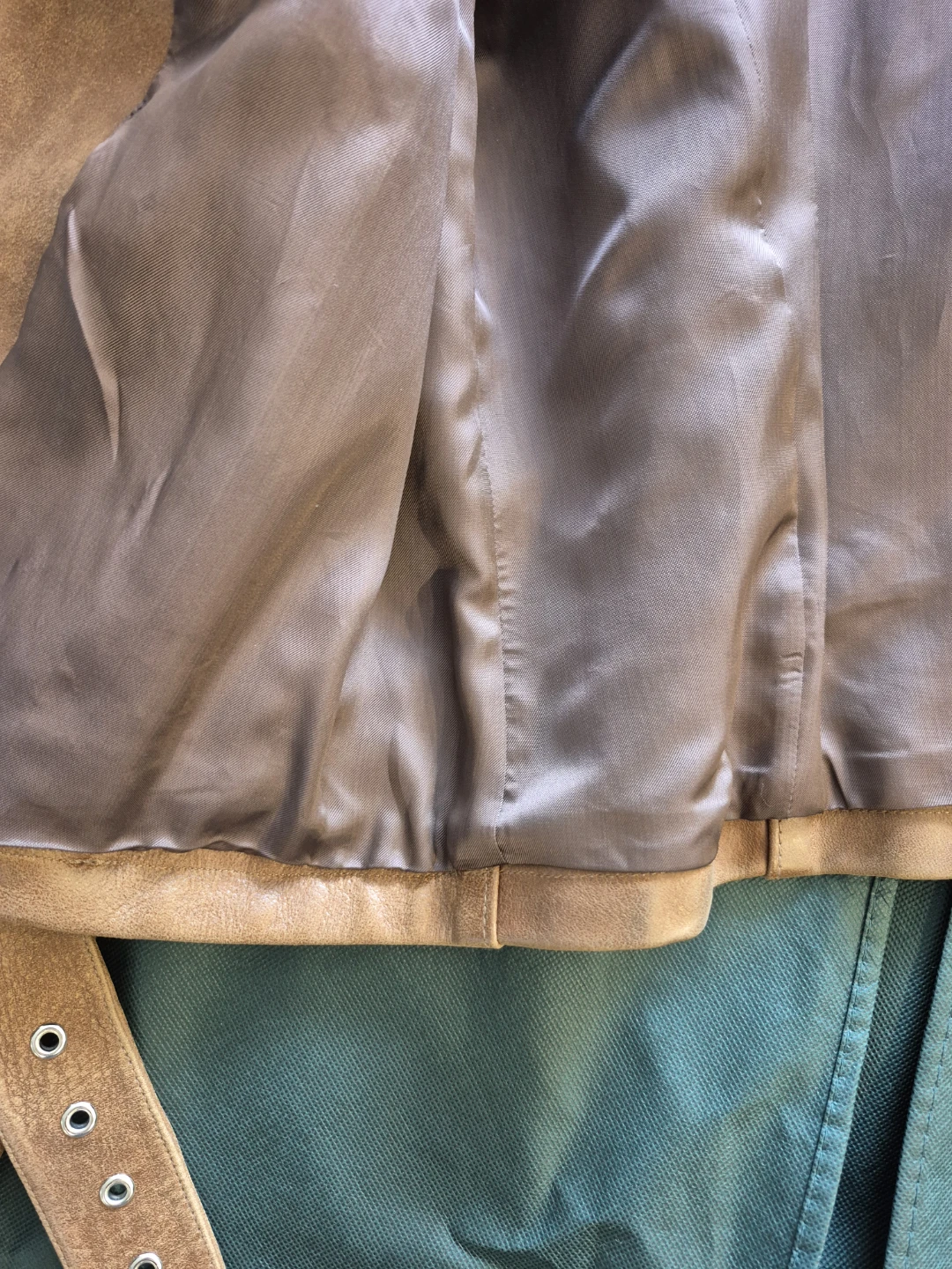 Roots Tribe Brown Leather Moto Jacket - photo 5