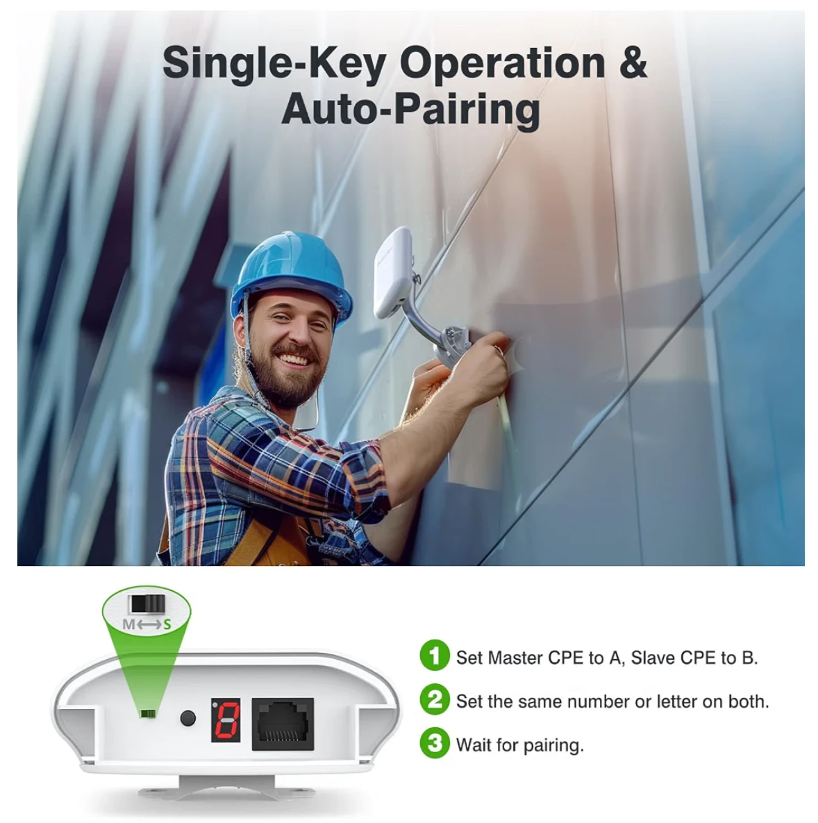 Adalev Wireless Bridge Extender 100Mbps 5.8G - photo 3